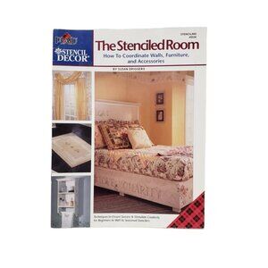 1999 or 2000 Plaid Successful Stenciling guides and techniques leaflets